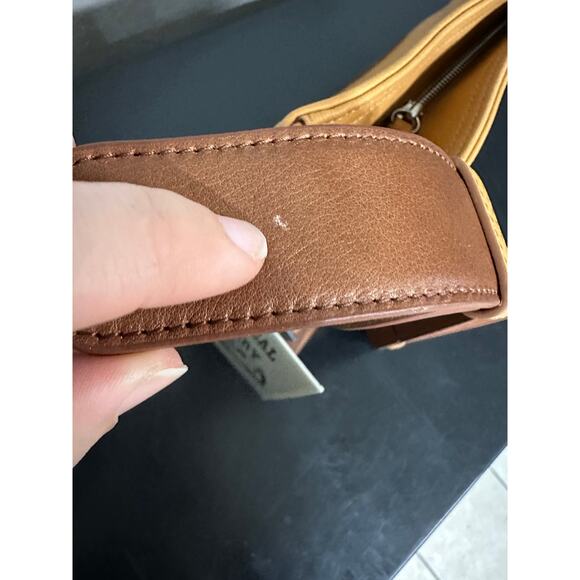 Leather Concealed Carry Shoulder Bag Purse Minimalist Classy Western Cowgirl - Picture 10 of 16